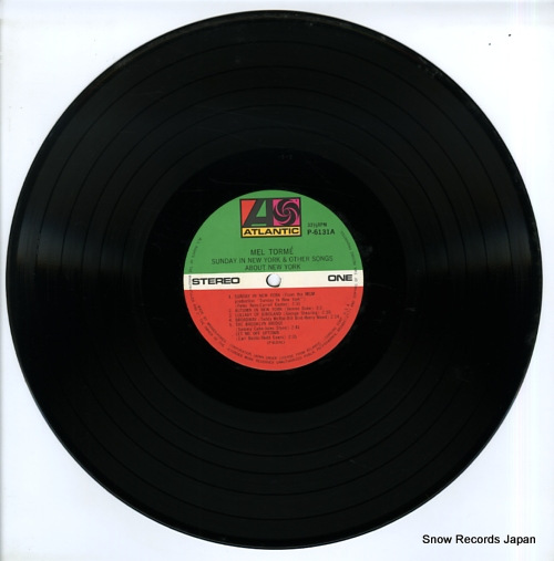 TORME, MEL sunday in new york & other songs about new york SD8091