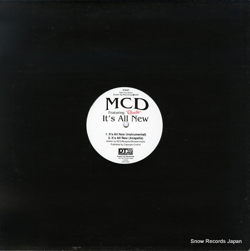MCD it's all new DT009T - back cover