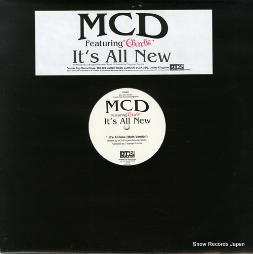 MCD it's all new DT009T - front cover