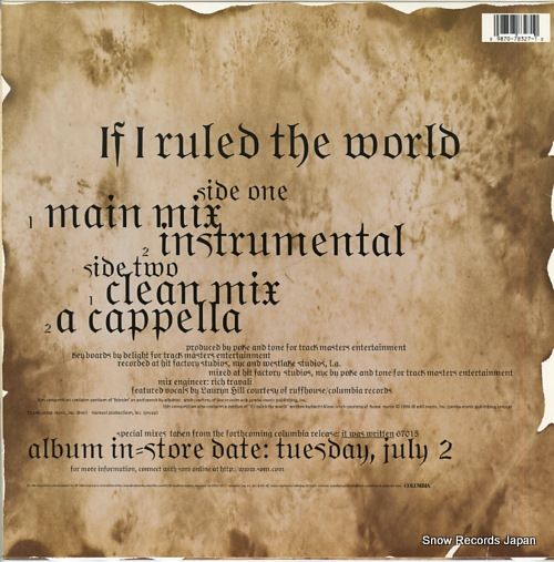 NAS if i ruled the world 44-78327