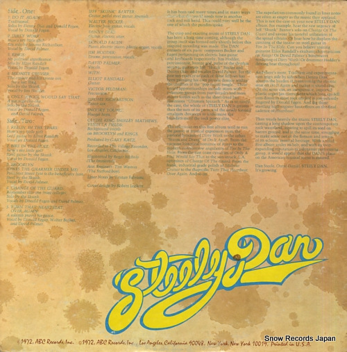 STEELY DAN can't buy a thrill ABCX758