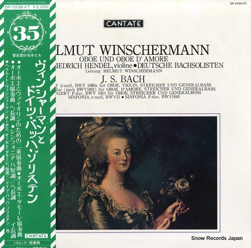 WINSCHERMANN, HELMUT deutsche bachsolisten OP-7036-KT