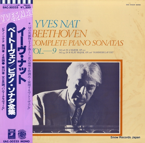 NAT, YVES beethoven; complete piano sonatas vol.9 EAC-30225