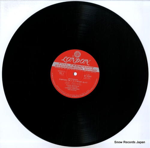 MONTEUX, PIERRE beethoven; symphony no.5 in c minor GT9344
