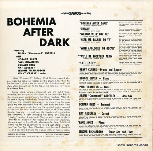 CLARKE, KENNY bohemia after dark SOPU-9SY