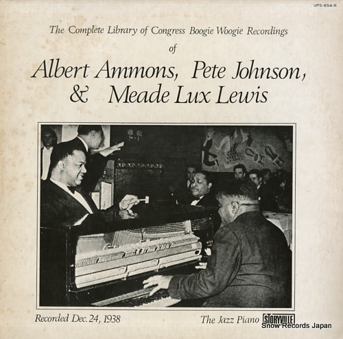 AMMONS, ALBERT boogie woogie piano UPS-654-R