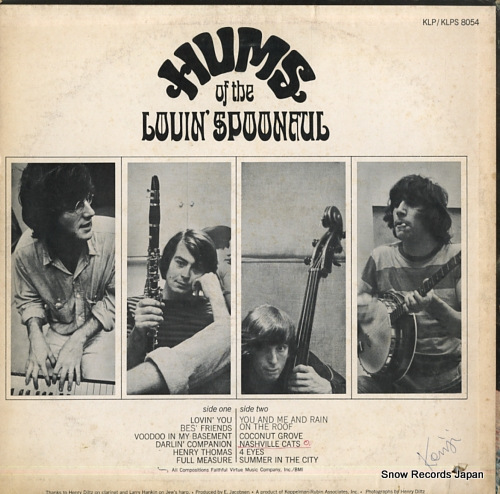 LOVIN' SPOONFUL, THE hums of the lovin' spoonful KLPS-8054