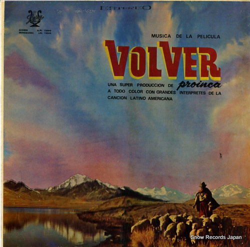 VOLVER musica de la pelicula volver SLPL13099 - front cover