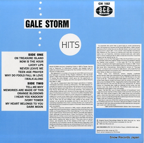 STORM, GALE gale storm hits CH102