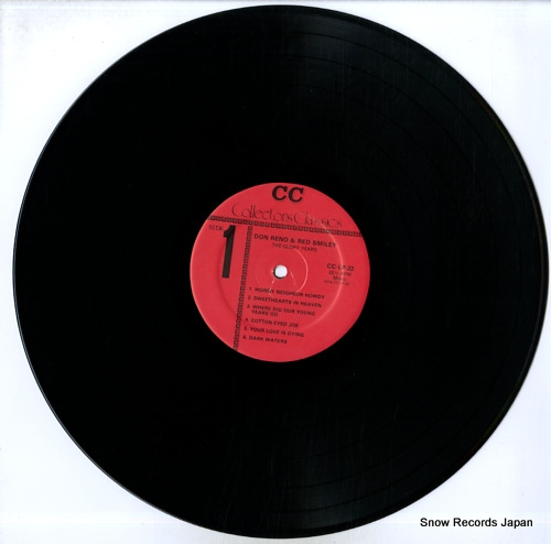 RENO, DON, AND RED SMILEY the glory years CC-LP-22