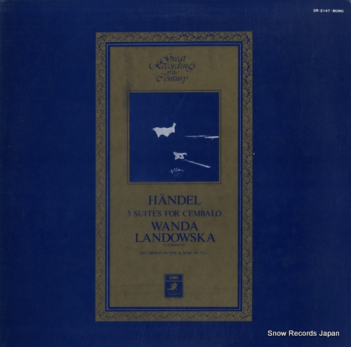 LANDOWSKA, WANDA hendel; 5 suites for cembalo GR-2147