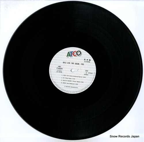 YES 9012 live the solos P-6224