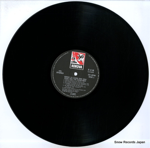 ECHO AND THE BUNNYMEN songs to learn & sing P-13224