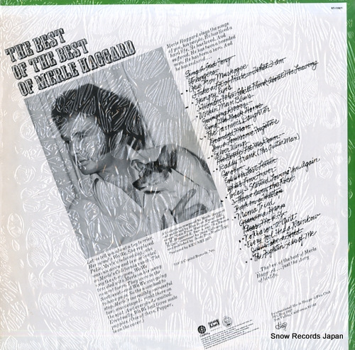 HAGGARD, MERLE the best of the best of merle haggard ST-11082