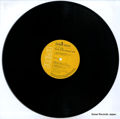 SHORE, DINAH dinah shore greatest hits RJL-2654