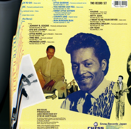 BERRY, CHUCK rock'n roll rarities CH2-92521