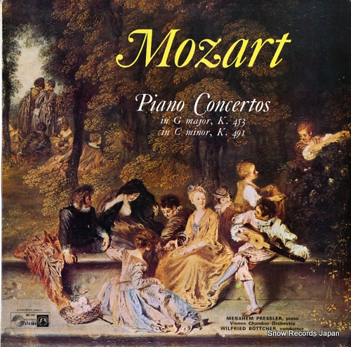 PRESSLER, MENAHEM mozart; piano concerto in g major k.453 SMS-2487