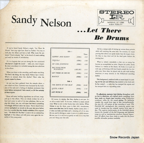 NELSON, SANDY let there be drums LP-12080