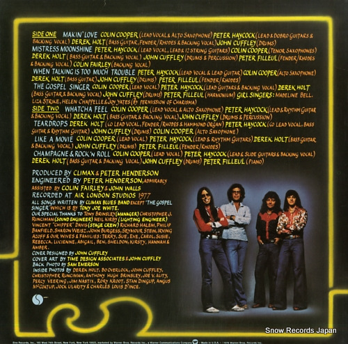 CLIMAX BLUES BAND shine on SRK6056