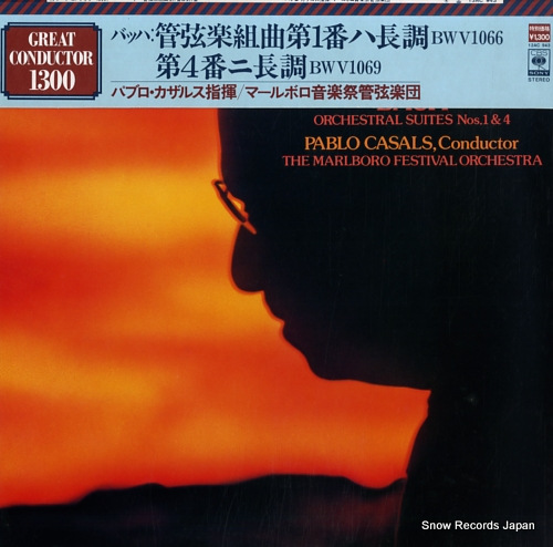 CASALS, PABLO bach; orchestral suites nos.1 & 4 13AC943