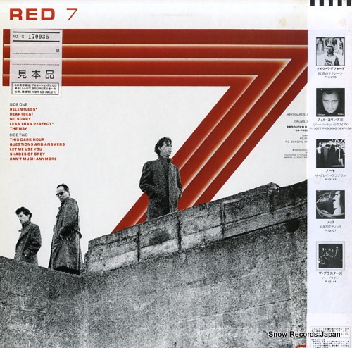 RED 7 red 7 P-13145 - back cover