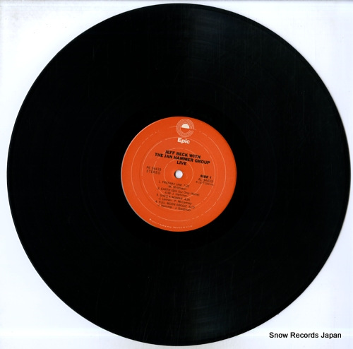 BECK, JEFF jeff beck with the jan hammer group live PE34433