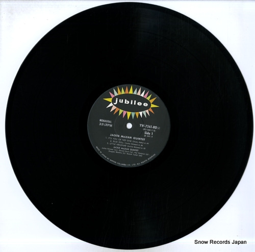 MCLEAN, JACKIE jackie mclean quintet YW-7561-RO