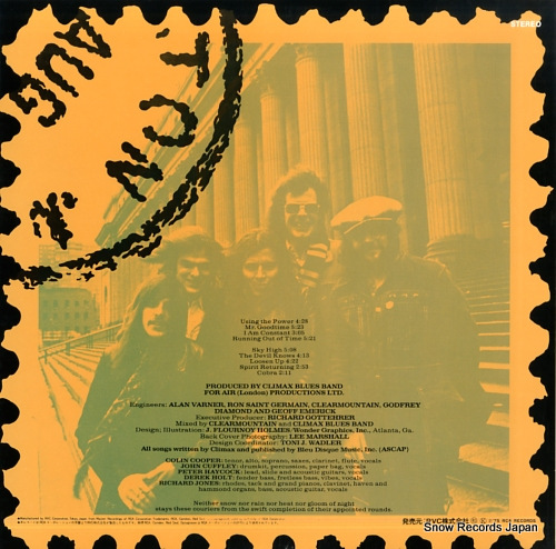 CLIMAX BLUES BAND stamp album RCA-6323