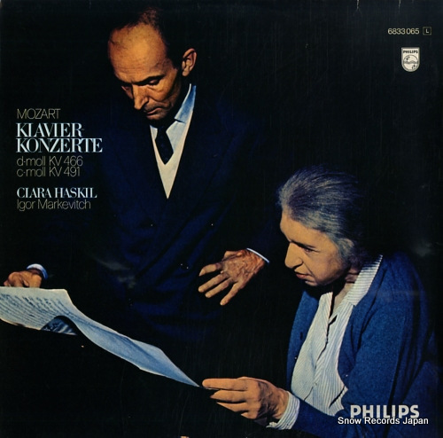 HASKIL, CLARA mozart; klavier konzerte (d-moll kv 466, c-moll kv 491) 6833065