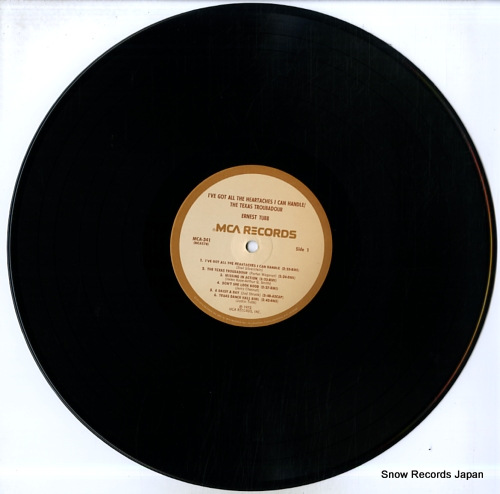 TUBB, ERNEST i've got all the heartaches i can handle / the texas troubadour MCA-341
