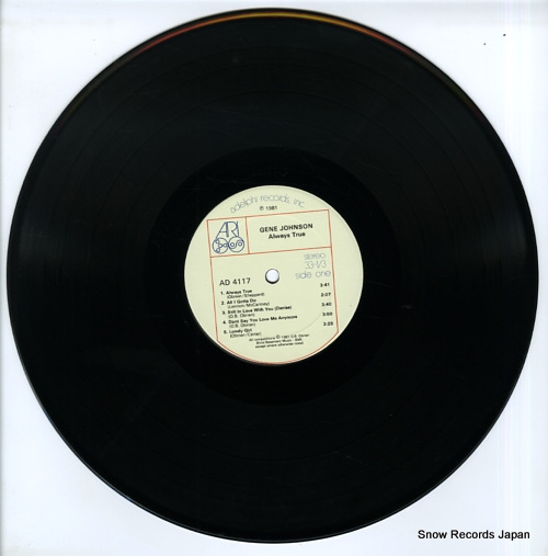JOHNSON, GENE always true AD4117 - disc