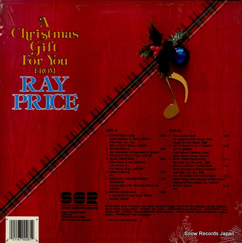 PRICE, RAY a christmas gift for you from ray price SOR0028 - back cover