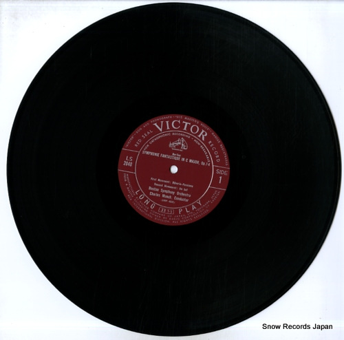 MUNCH, CHARLES berlioz; symphonie fantastique LS-2040