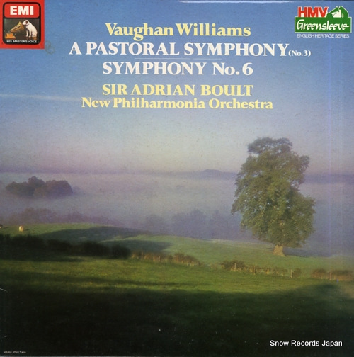 ɥꥢ󡦥ܡ vaughan williams; a pastoral symphony / symphony no.6 ED2904081