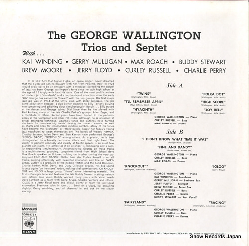 WALLINGTON, GEORGE george wallington SOPU-17SY