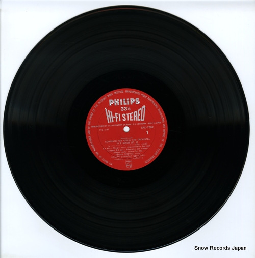 SZERYNG, HENRYK mendelssohn; concerto for violin and orchestra in e minor op.64 SFX-7502
