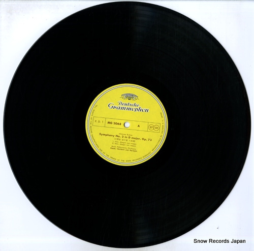 KARAJAN, HERBERT VON brahms; symphony no.2 in d major op.73 MG2068