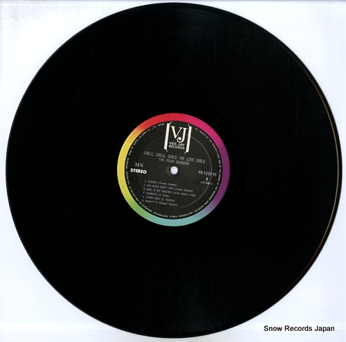 FOUR SEASONS, THE girls, girls, girls - we love girls PS-1237-VE