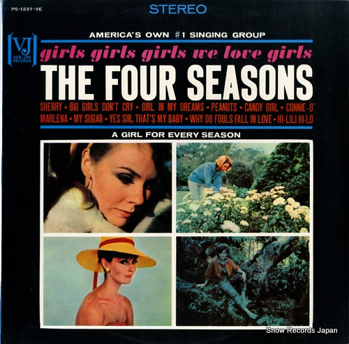 FOUR SEASONS, THE girls, girls, girls - we love girls PS-1237-VE