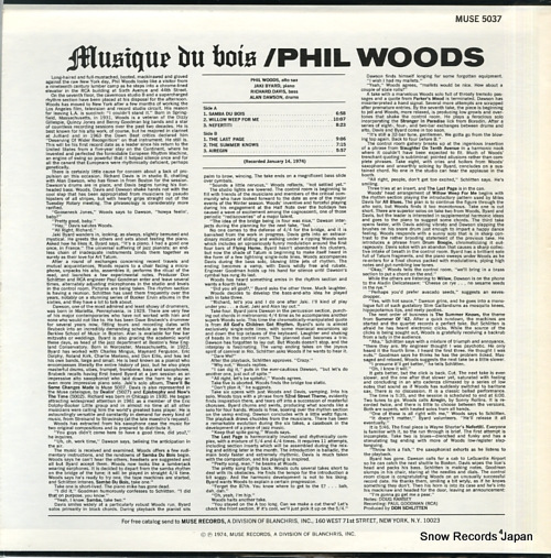 WOODS, PHIL musique du bois MR5037