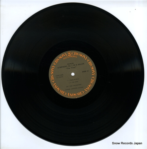 BERNSTEIN, LEONARD mahler; symphony no.1 