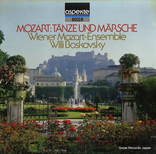 BOSKOVSKY, WILLI tanze und marsche 6.42293AH - front cover
