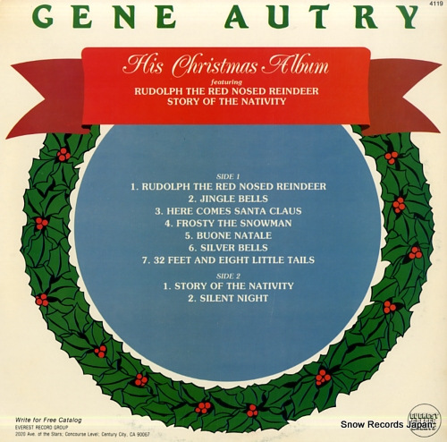 AUTRY, GENE his christmas album EV-4119