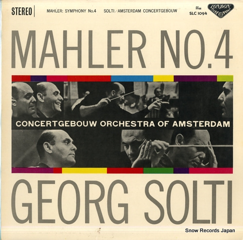 SOLTI, GEORG mahler; symphony no.4 in g major SLC1094