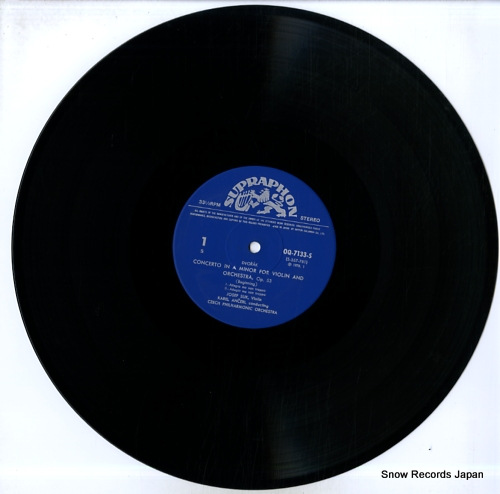 ANCERL, KAREL dvorak; concerto in a minor for violin and orchestra, op.53 OQ-7133-S