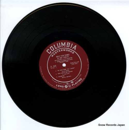 MARTINELLI, DINO, AND HIS ORCHESTRA great film themes in high fidelity ZL-1025 - disc