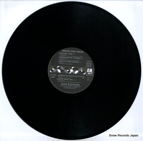 BURTNICK, GLEN heroes & zeros C28Y3200 - disc
