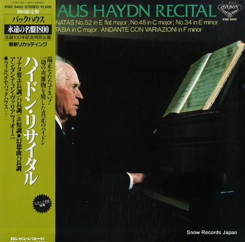 BACKHAUS, WILHELM haydn recital K18C9462
