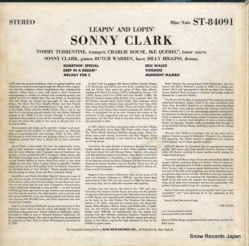 CLARK, SONNY leapin' and lopin' BST84091