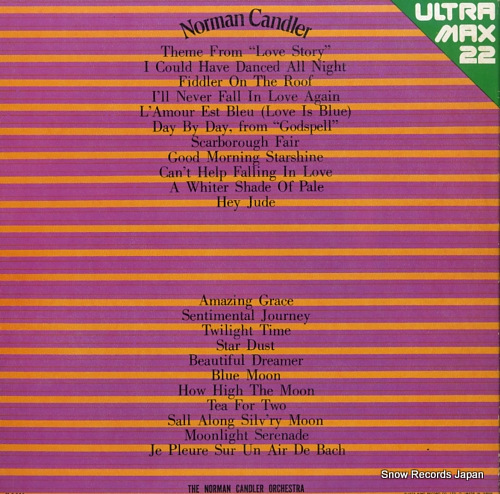 NORMAN CANDLER ORCHESTRA, THE norman candler ultra max 22 UMX107